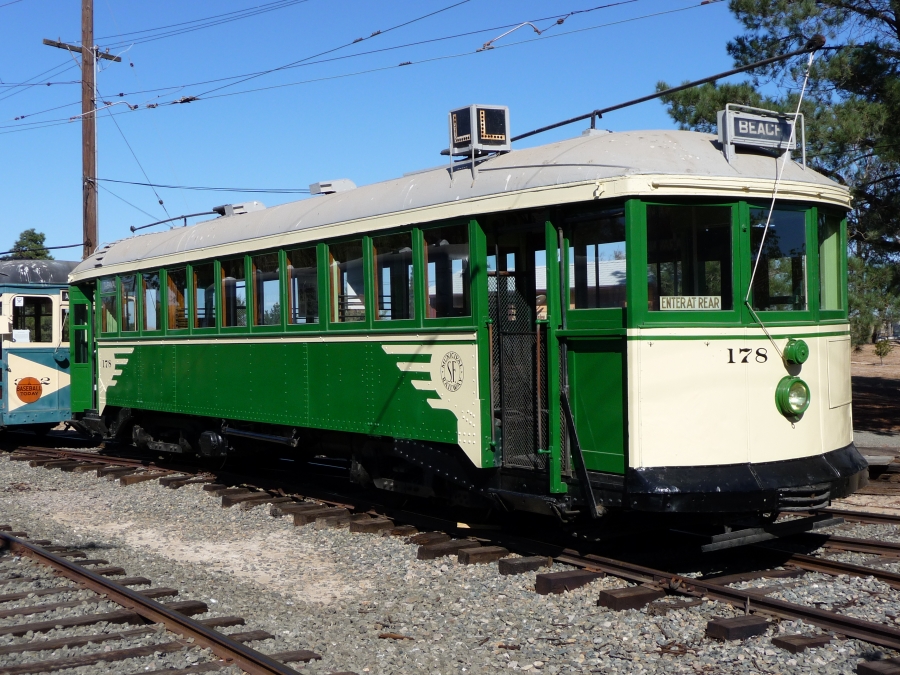 San Francisco Municipal Railway 178 - Western Railway Museum